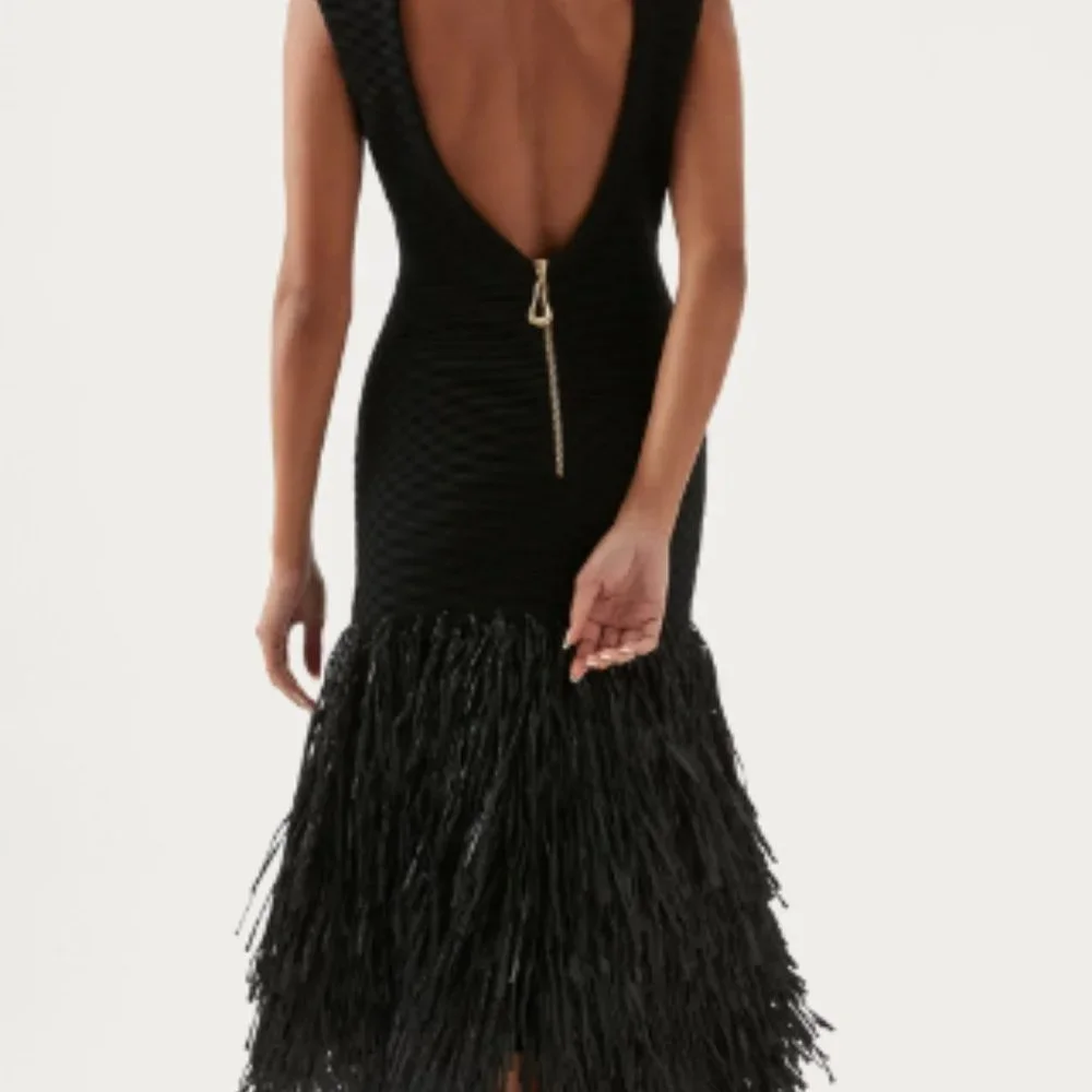 ISO Aje Rushes Raffia Dress - Picture 3 of 3